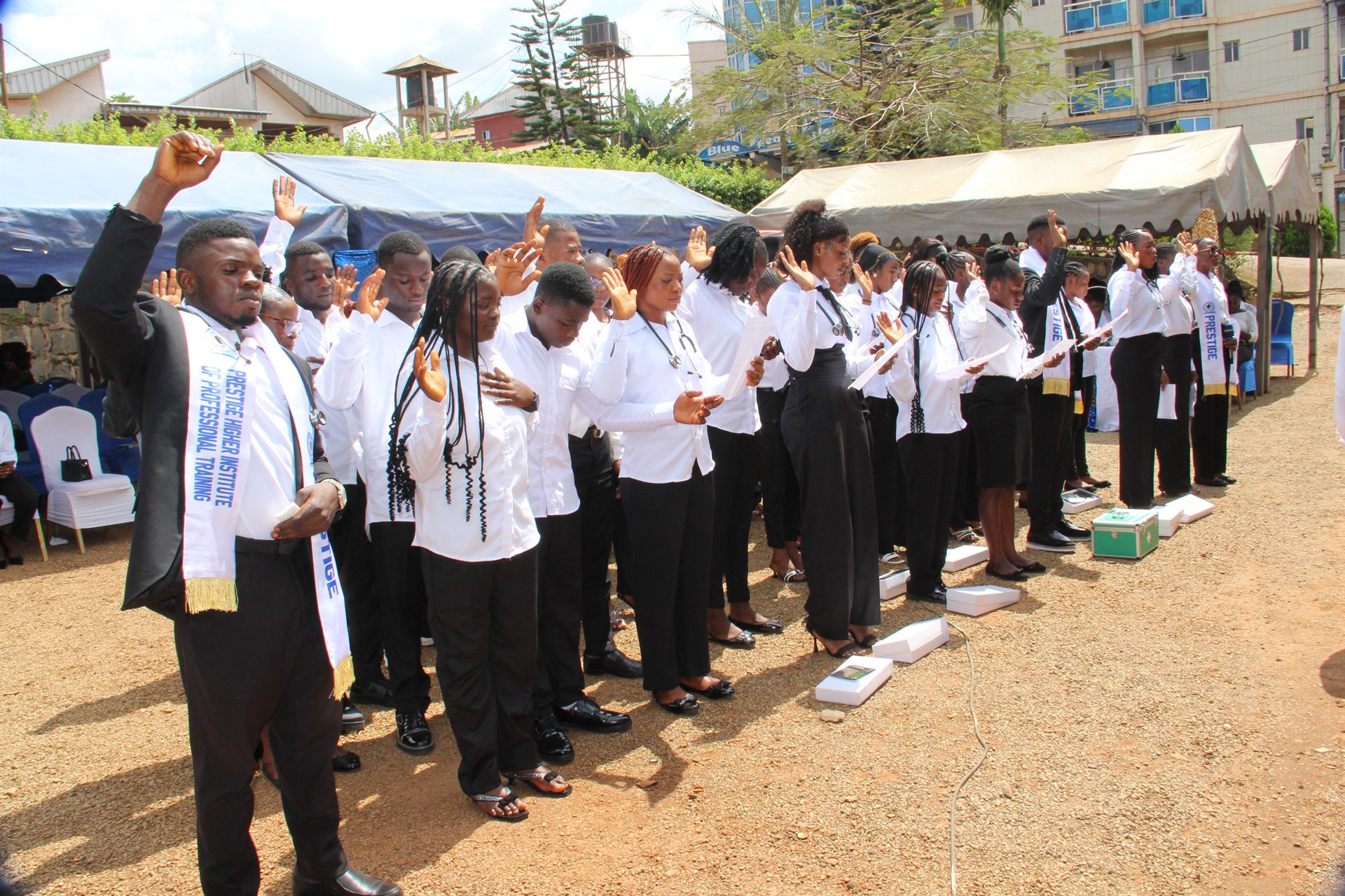 HND Students in Practical Training